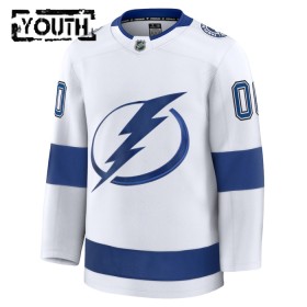 Dresovi Tampa Bay Lightning 2024-25 Fanatics Premium Custom Gostujući Bijela - Dječji